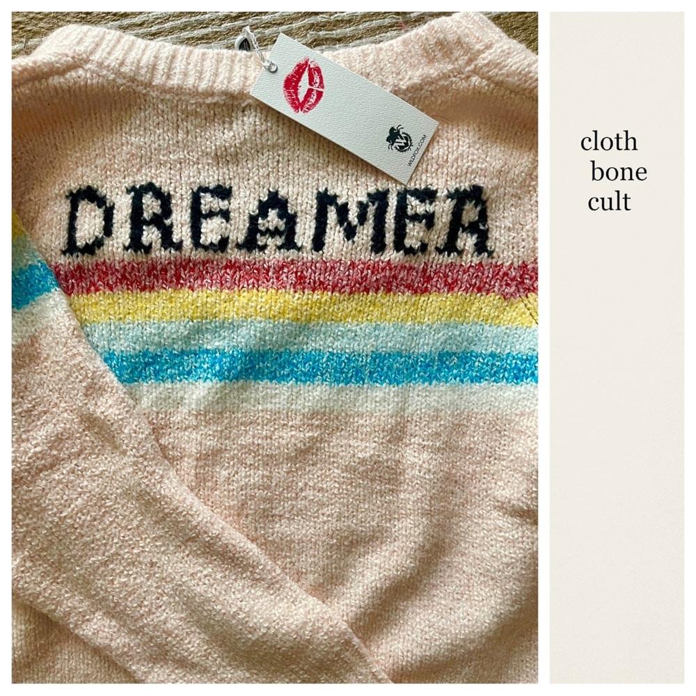 WILDFOX 💋🦊 Dreamer Sweater - Pink ✨NWT✨ Large